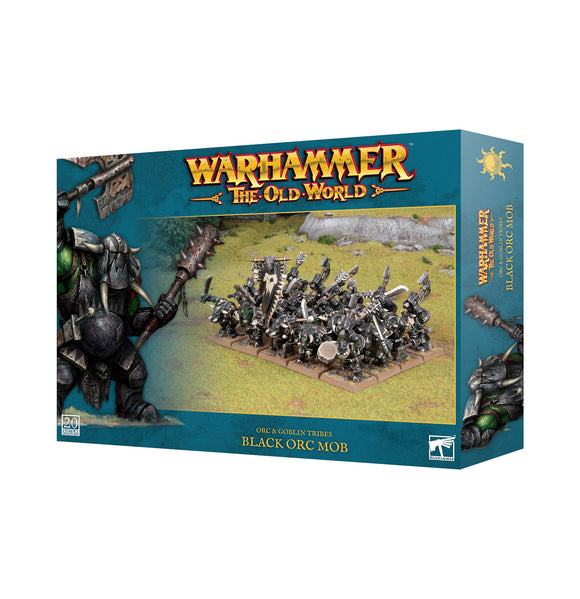 Warhammer The Old World: Orc and Goblin Tribes Black Ork Mob