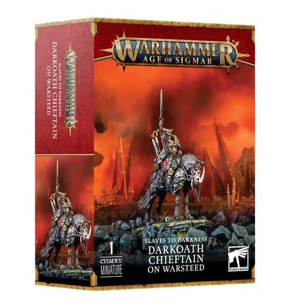 Age of Sigmar: Slaves to Darkness: Darkoath Chieftain On Warsteed