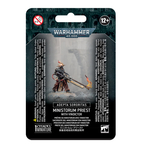 Warhammer 40K: Adepta Sororitas Ministorum Priest With Vindictor