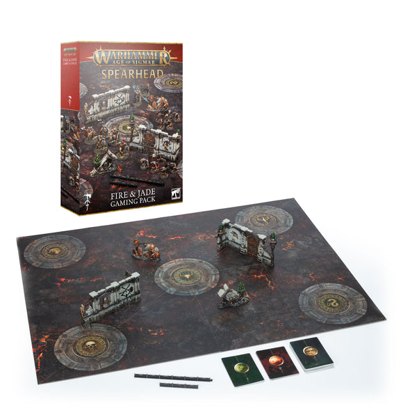 Age of Sigmar: Spearhead Fire and Jade Gaming Pack