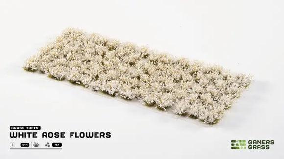 Gamer's Grass: White Rose Flowers