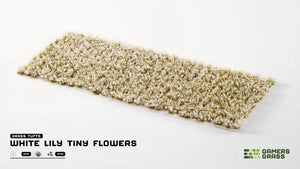 Gamer's Grass: White Lily Tiny Flowers