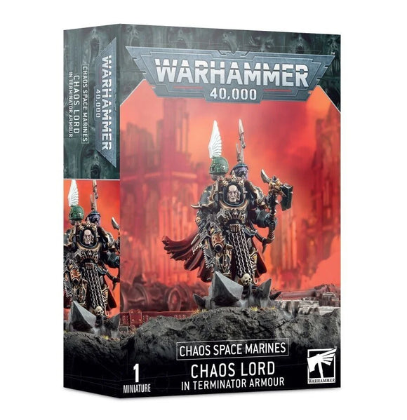 Warhammer 40K: Chaos Space Marines Chaos Lord in Terminator Armour