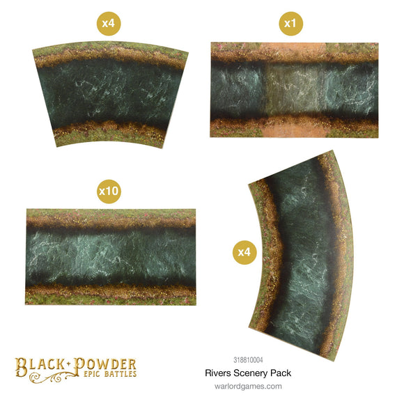 Black Powder & Epic Battles - Rivers Scenery Pack
