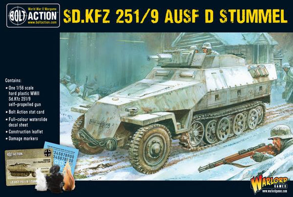 Bolt Action: Sd.Kfz 251/9 Ausf D (Stummel) half-track