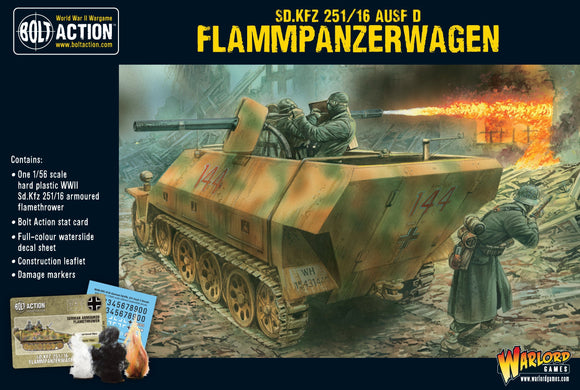 Bolt Action: Sd.Kfz 251/16 Ausf D Flammpanzerwagen Half Track