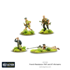 Bolt Action: French Resistance PIAT Anti-Tank Rifle Teams