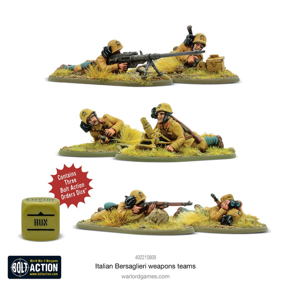 Bolt Action: Italian Bersaglieri Weapons Teams