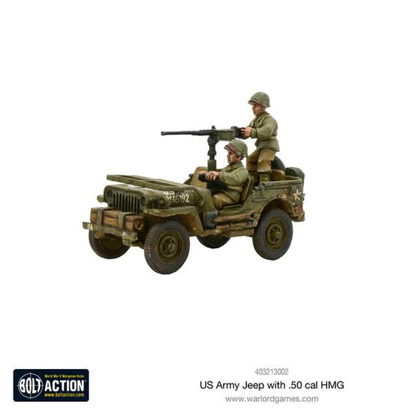 Bolt Action: US Army Jeep with 50 Cal MMG