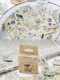 Box o' Tiny Stickers - Vintage stamps