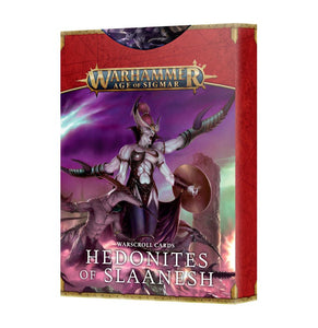 Age of Sigmar: Warscroll Cards - Hedonites of Slaanesh