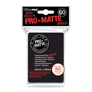 Ultra Pro Pro-Matte Black Small Deck Protectors (60)