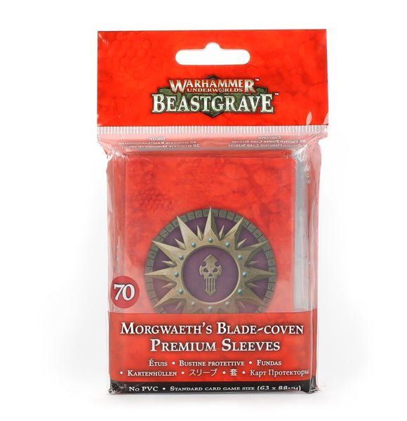 Warhammer Underworlds: Beastgrave – Morgwaeth's Blade-Coven Premium Sleeves