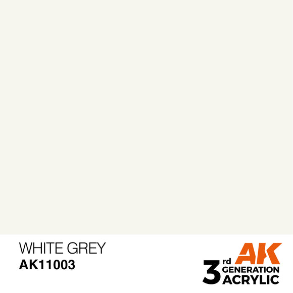 AK Acrylic - White Grey 17ml