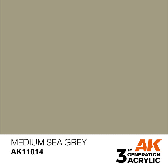 AK Acrylic - Medium Sea Grey 17ml