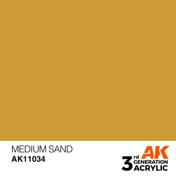 AK Acrylic - Medium Sand 17ml