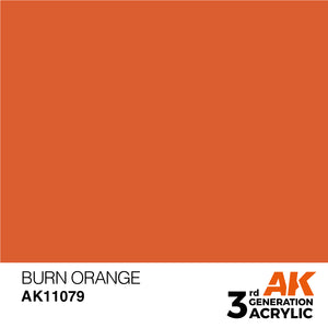 AK Acrylic - Burn Orange 17ml