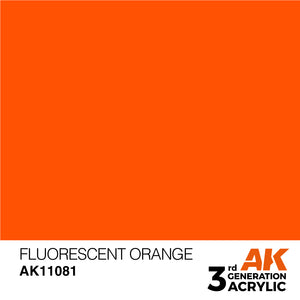 AK Acrylic - Fluorescent Orange 17ml