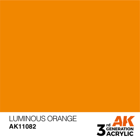 AK Acrylic - Luminous Orange 17ml