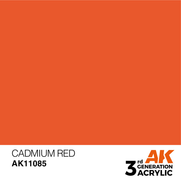 AK Acrylic - Cadmium Red 17ml