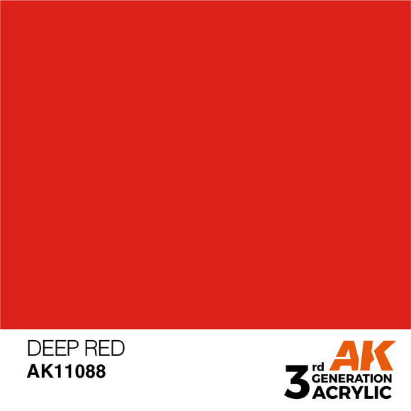 AK Acrylic - Deep Red 17ml