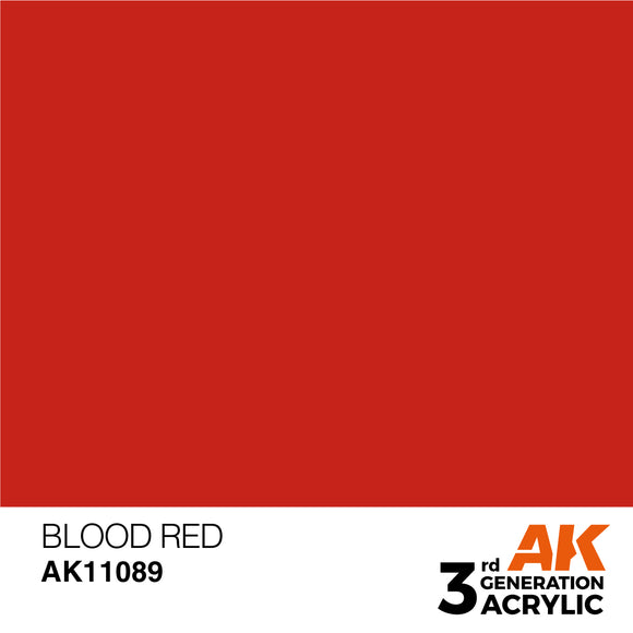 AK Acrylic - Blood Red 17ml
