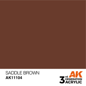 AK Acrylic - Saddle Brown 17ml