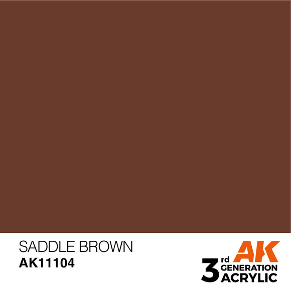 AK Acrylic - Saddle Brown 17ml