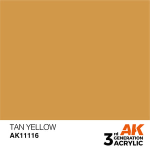 AK Acrylic - Tan Yellow 17ml