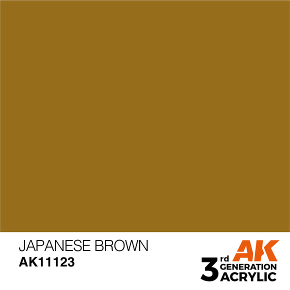AK Acrylic - Japanese Brown 17ml