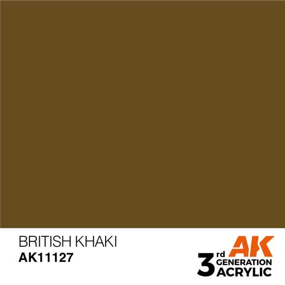 AK Acrylic - British Khaki 17ml