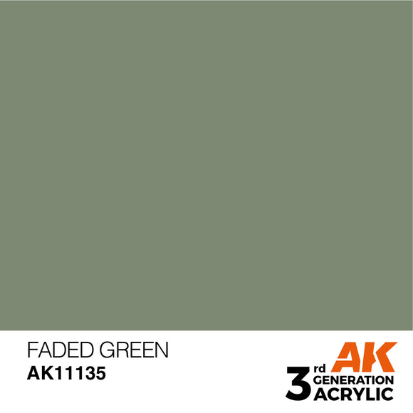 AK Acrylic - Faded Green 17ml