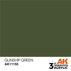 AK Acrylic - Gunship Green 17ml