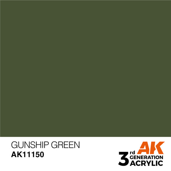 AK Acrylic - Gunship Green 17ml