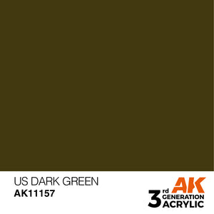 AK Acrylic - US Dark Green 17ml