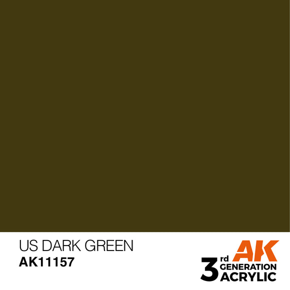 AK Acrylic - US Dark Green 17ml
