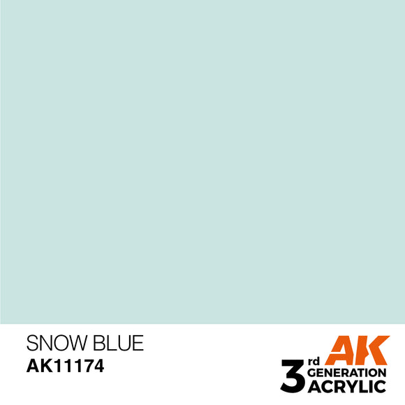 AK Acrylic - Snow Blue 17ml
