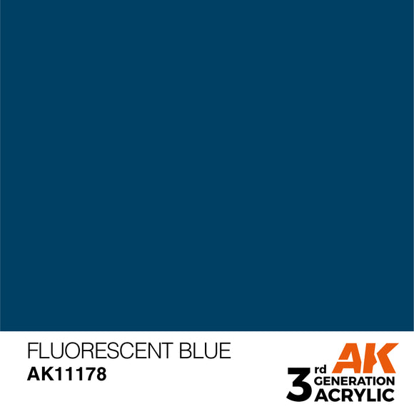 AK Acrylic - Fluorescent Blue 17ml