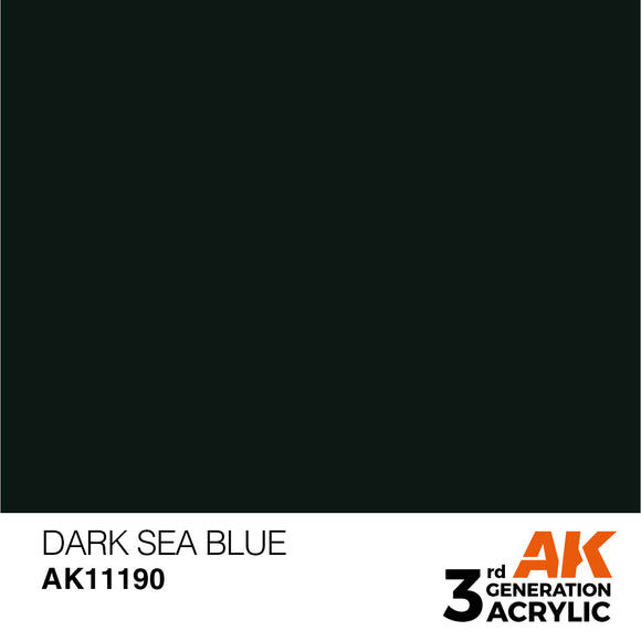 AK Acrylic - Dark Sea Blue 17ml