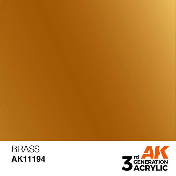 AK Acrylic - Brass 17ml