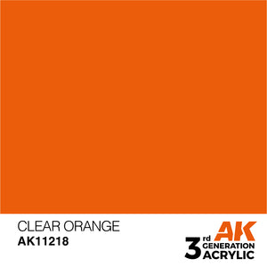 AK Acrylic - Clear Orange 17ml