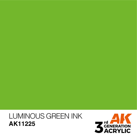 AK Acrylic - Luminous Green INK 17ml