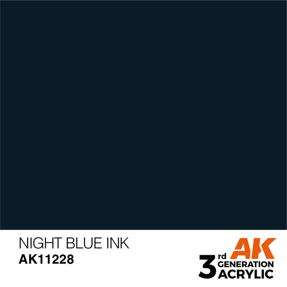 AK Acrylic - Night Blue INK 17ml
