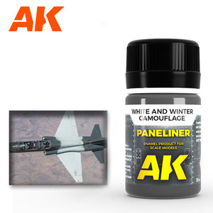 AK Interactive - Paneliner for White and Winter Camouflage