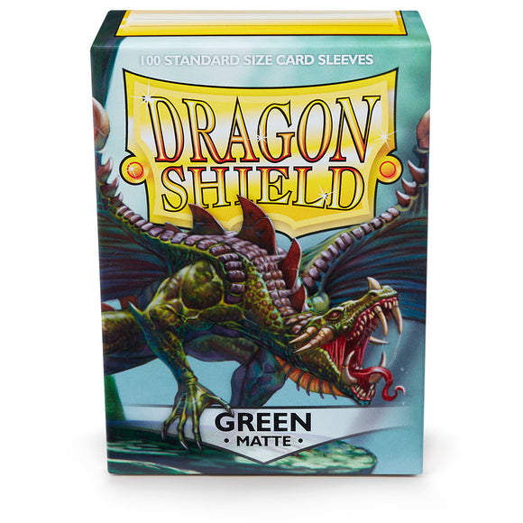 Dragon Shield Card Sleeves: Matte Green (100)