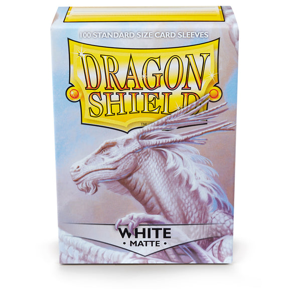 Dragon Shield Card Sleeves: Matte White (100)