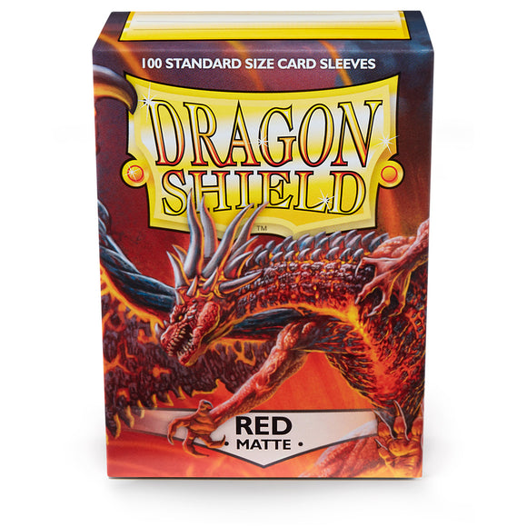 Dragon Shield Card Sleeves: Matte Red (100)