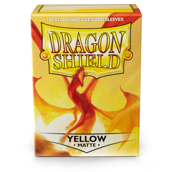 Dragon Shield Card Sleeves: Matte Yellow (100)