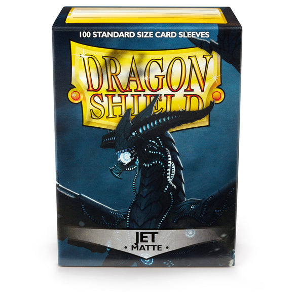 Dragon Shield Card Sleeves: Matte Jet (100)