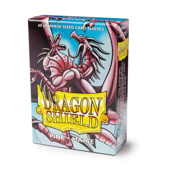 Dragon Shield Card Sleeves: Matte Pink Japanese